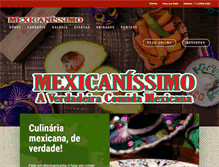 Tablet Screenshot of mexicanissimo.com.br